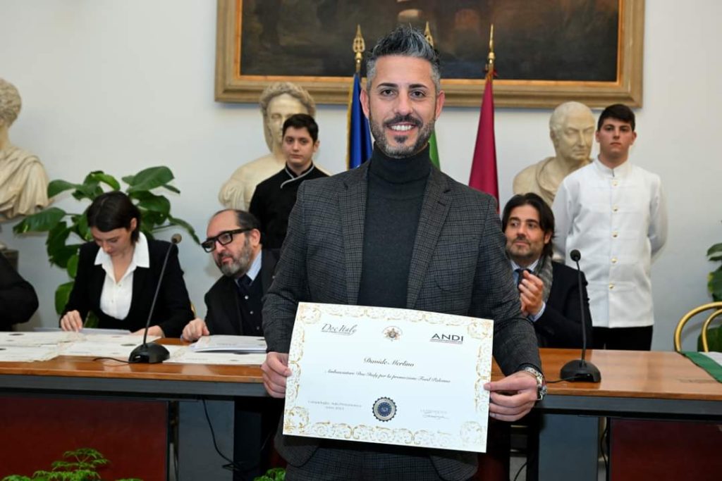 Davide Merlino Ambasciatore del gusto docitaly per la promozione food